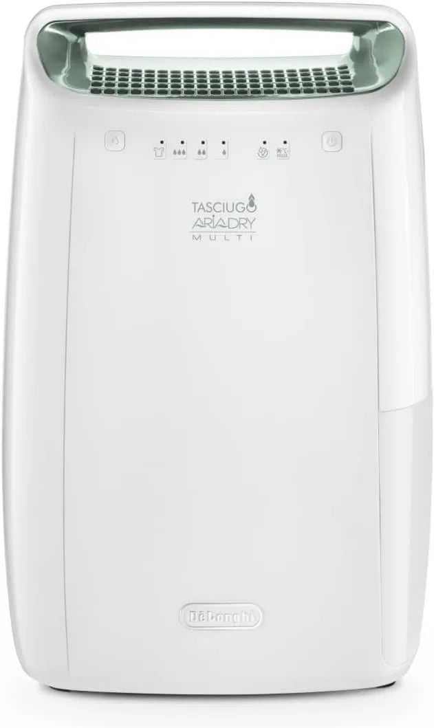 De'Longhi osuszacz powietrza, Denawidator 12 l / 24h DEX212SF, przenośny, cichy, biały, 3-filtr akcji 12 l/24h