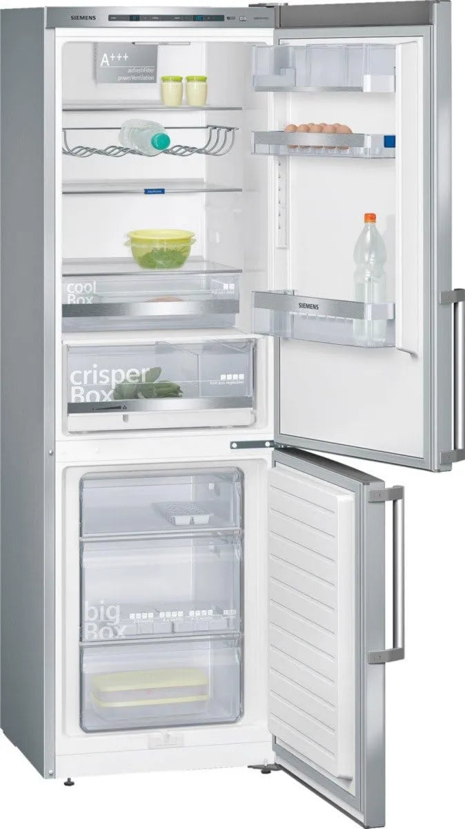 SIEMENS minilodówka, KG36EMI41 kg, 24h zamrażarka, 304 l, 38 dB, standalone, SN- T, 14 kg, srebrny