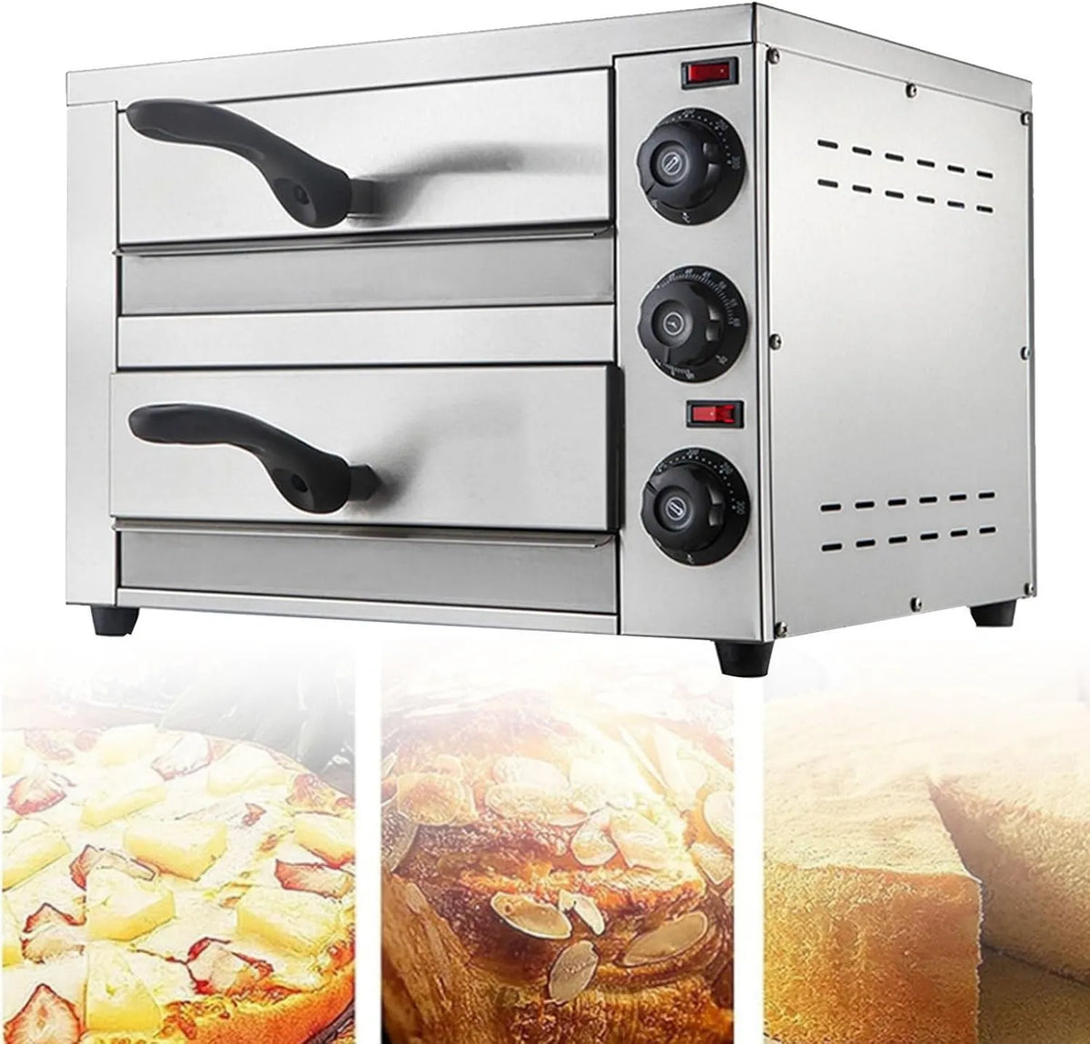 XSDAJSD piec do pizzy, Elektryczny mini piekarnik do pizzy, 16 cali, profesjonalny, restauracja