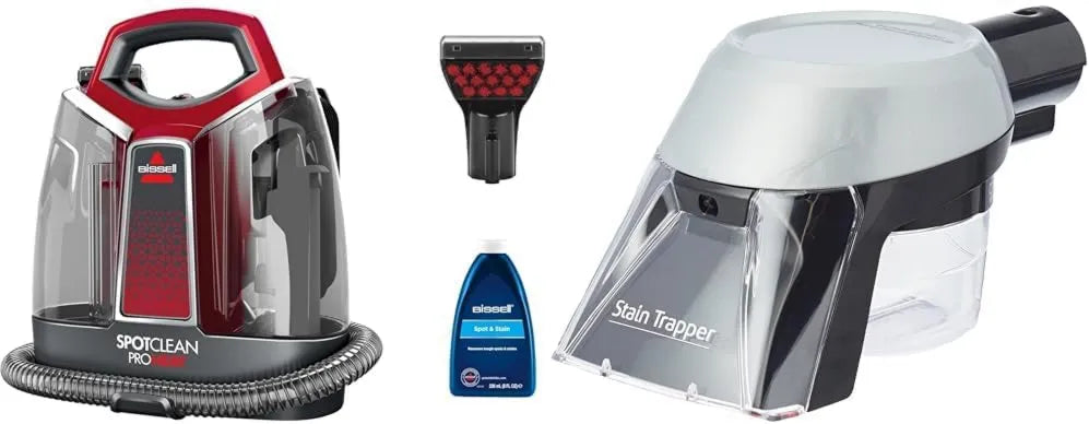 Bissell odkurzacz piorący, Czyszczarka, 2, 5 l, czerwona, Tytan, SpotClean ProHeat Przenośny Spot urządzenie czyszczące