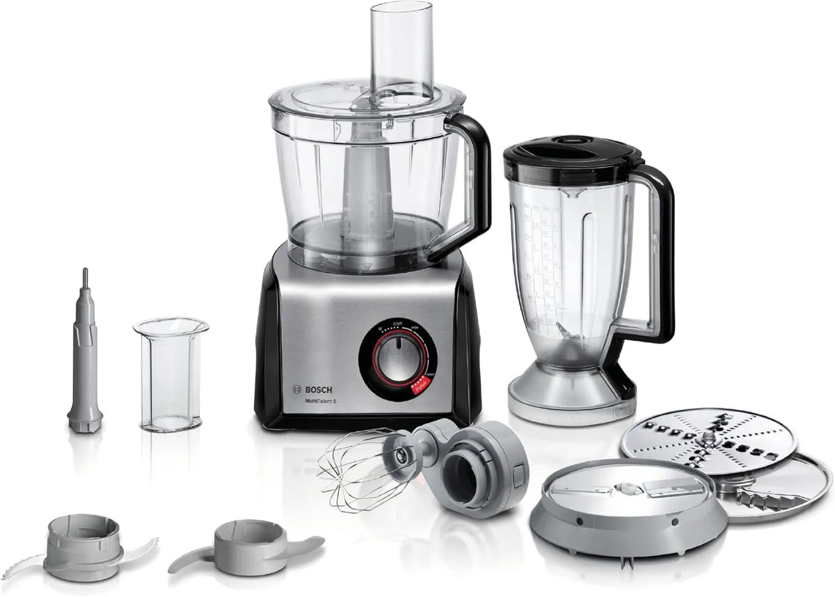 Bosch MC812M814 robot kuchenny, 1250 W, 3,9 l, Robot kuchenny MultiTalent 8, tarcze i blender w zestawie