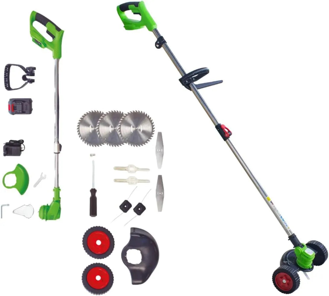 Venteo, 8in1 Bateria, bezprzewodowa, Trawa ogrodowa, Kosiarka do trawy ROTORAZER 8en1
