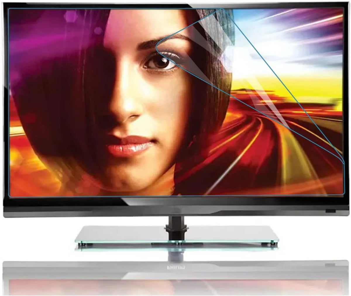 XQHD, Smart TV HD- 48in, 32 cale, 1062 × 597, TV, TV Antyrefleksyjny film do 32 '-75', niebieski Light Filter ekran ochrony TV Ochrona Pomoc HD-48in