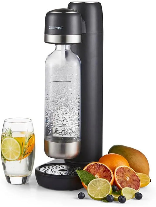 Geepas, Maszyna do sody, 900 ml, drewno, do produkcji napojów aromatyzowanych