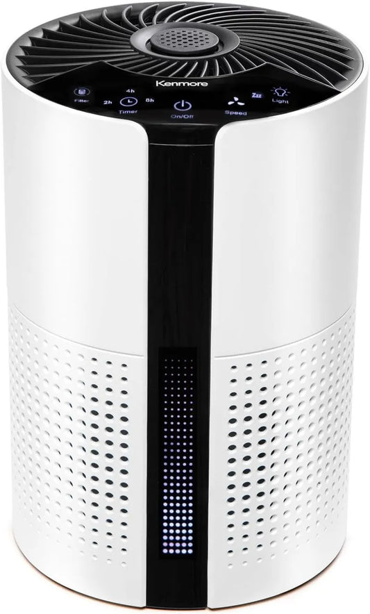 Kenmore oczyszczacz powietrza, Oryginalny filtr H13, do pomieszczenia do 348 stóp kwadratowych z filtrem ve HEPA