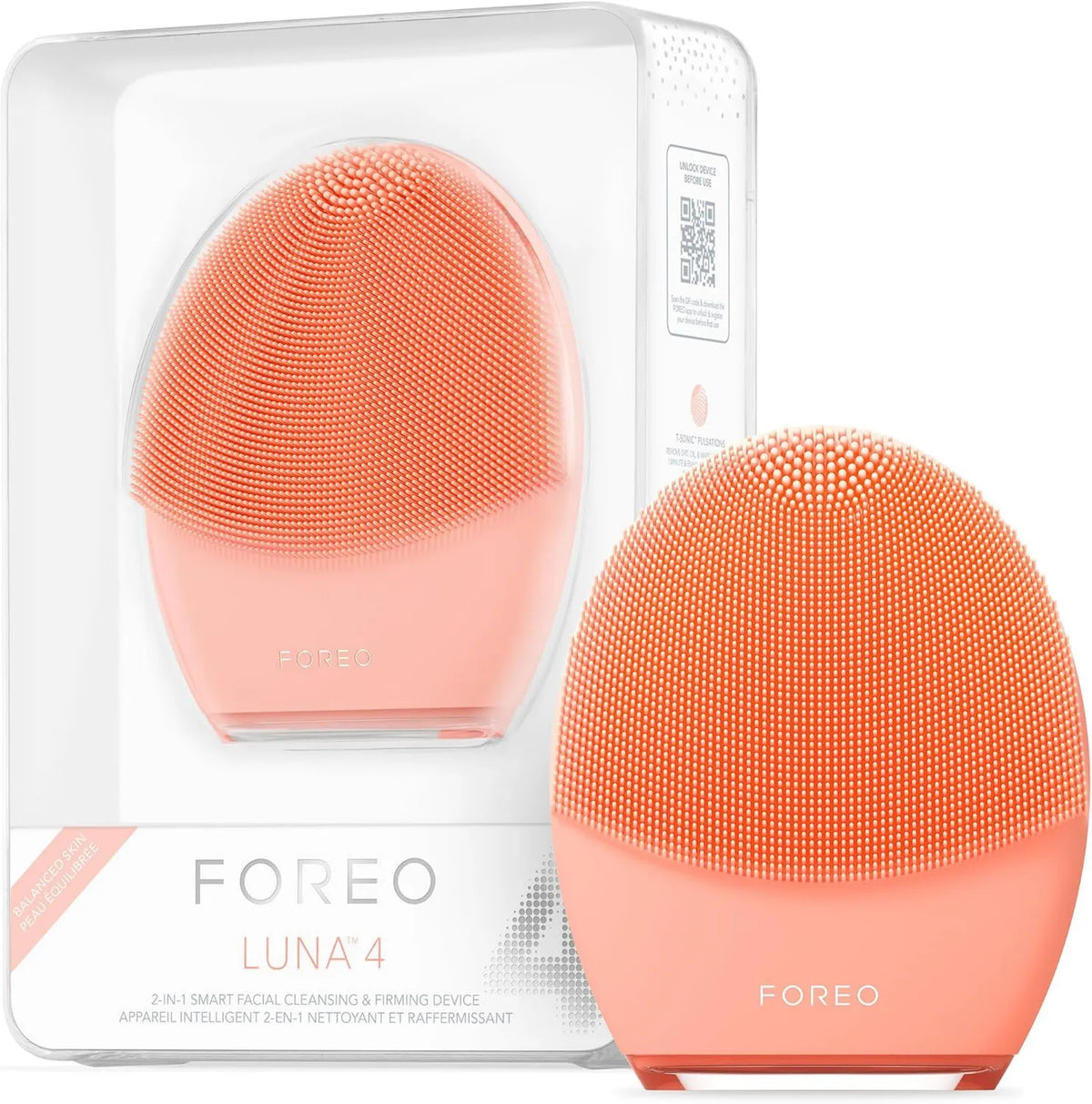 FOREO, LUNA 4 Masażer, Szczotka, PREZES, PREZES LUNA, 4 Szczotka do czyszczenia twarzy