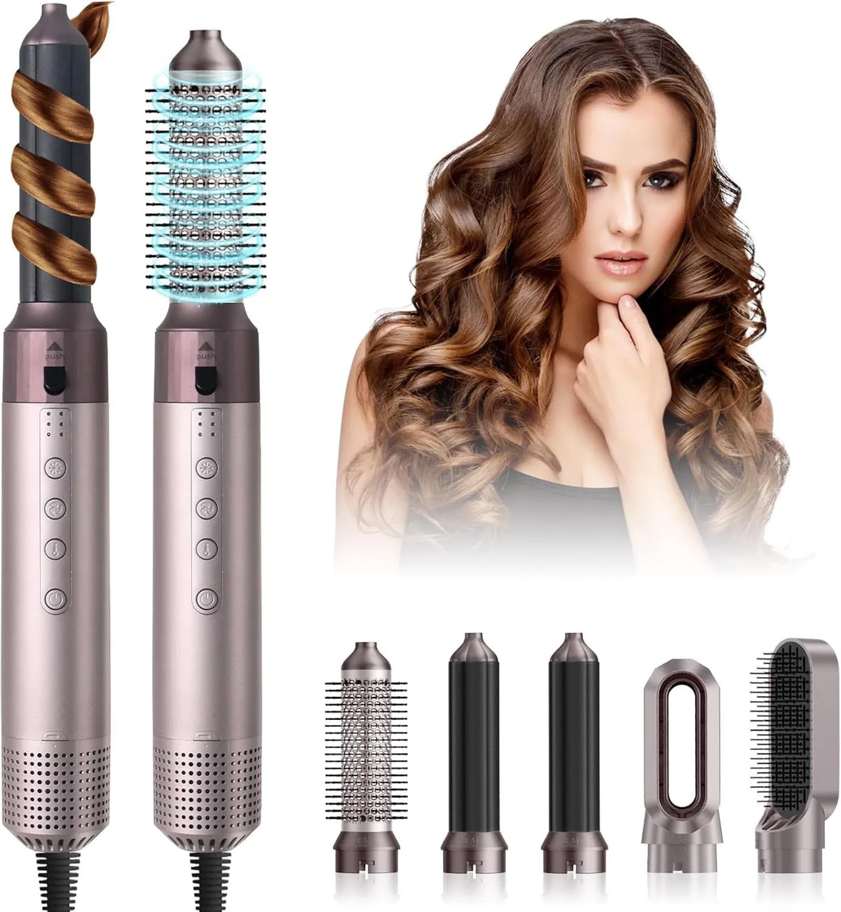 Unipampa, Szczotka, 1350 W, Powietrze, Zestaw stylowy 1350 W, Suszarka