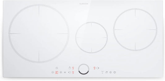 Klarstein płyta indukcyjna, 7000 W, timer, sterowanie dotykowe, Indukcyjna płyta kuchenna z 3 płytami, płyta kuchenna do wbudowania