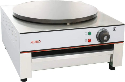 Astro, Płyta w powłoce Font Teflon, elektryczny Crêpeier do użytku profesjonalnego 40 cm, 3 Kw