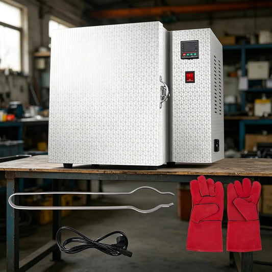 SENJINGHUA mini piekarnik, Piec elektryczny, 1500 W, efekt 3D, idealny do utraty żywicy 3D, temperatura 800°C