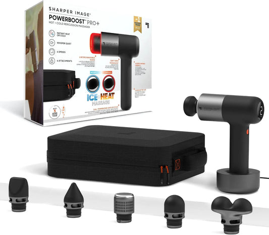 Sharper Image, Gorące i zimne, Powerboost Pro Dual Node Masage Gun, IMAGE
