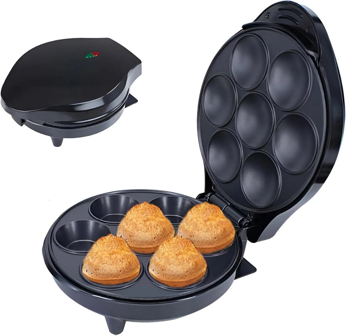 BOBVB gofrownica / opiekacz, Babeczki Maszyna, Takoyaki Maszyna, Przenośne, Elektryczne gofry, Restauracja, Funkcja grzewcza, Piekarnie