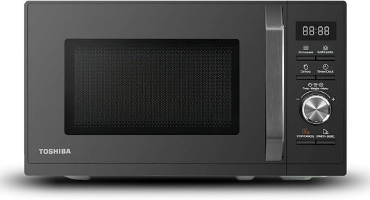 Toshiba, MW3-AG20PE Kuchenka mikrofalowa, 20 l, 8 programów, grill, rozmrażanie, mikrofalówka, czarny, 5 poziomów mocy, połączone, łatwe czyszczenie