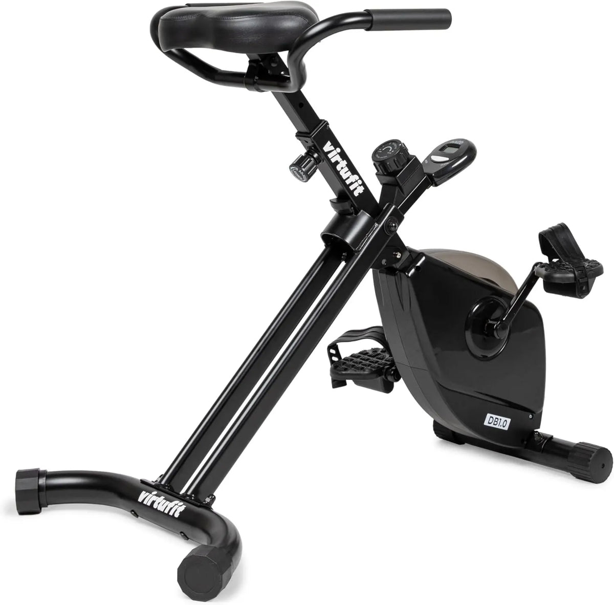 Rower, VirtuFit Składany rower treningowy, jazda rekreacyjna z napędem łańcuchowym