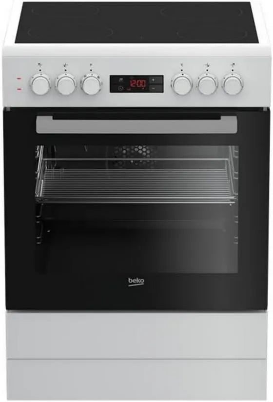 Beko kuchenka z piekarnikiem, FBE67300WCS płyta grzewcza, Płytka witroceramiczna - FBE67300WCS