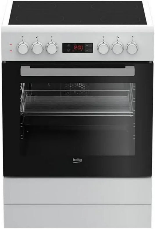 Beko kuchenka z piekarnikiem, FBE67300WCS płyta grzewcza, Płytka witroceramiczna - FBE67300WCS