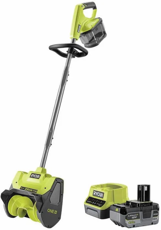 RYOBI, RY18ST25A- 140 4Ah Bateria, maszyna do usuwania śniegu, 25 cm, 18 V, bezprzewodowy RY18ST25A-140