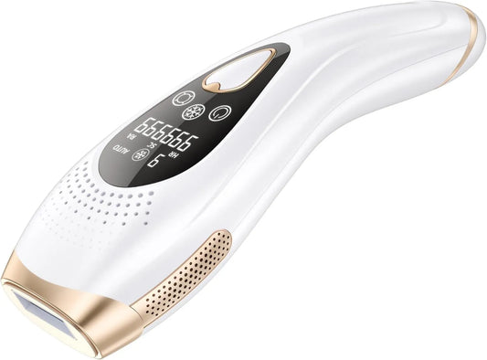 Slikwave depilator IPL, Aparatura do usuwania włosów, usuwanie włosów, 9 poziomów, biała, dla kobiet i mężczyzn