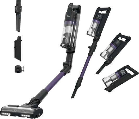 Hoover odkurzacz pionowy, HF1 Odkurzacz, 200 W, 50 Min autonomii, Flexi Tube do mebli pod, LED Bus, 3 tryb zasilania