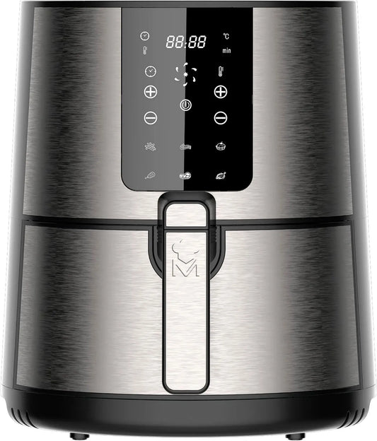 Frytkownica, 3,6 l, 1500 W, 1 220 V, sterowanie dotykowe, regulacja ustawień, powłoka nieprzywierająca, MasterPro Rocket 360, Frytkownica bezolejowa