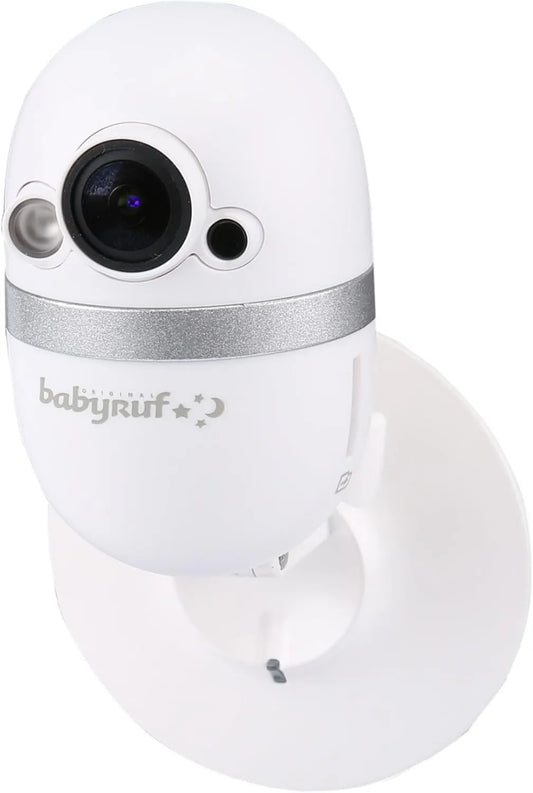 Babyruf, CC 1000 Babyphone, kamera, monitor wideo dla dzieci, WiFi, aplikacja, biały