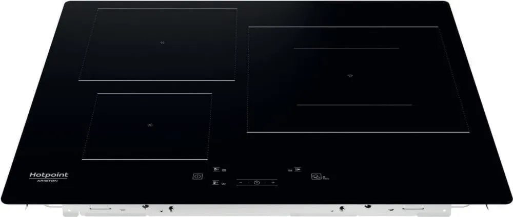 Hotpoint płyta grzewcza, Płyta indukcyjna 5760S, 28 cm, 7200 W, indukcyjny stół do gotowania, Boost, dotyk, zegar, czarny, 4 x W 59 x D 51 cm, Punkt kontaktowy - HQ 5760S NE