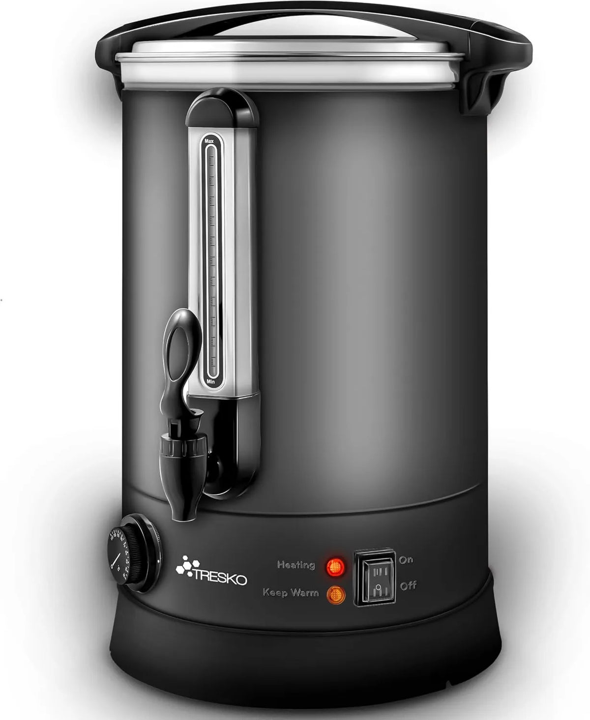 TRESKO, Dystrybutor, Piekarnik, fontanna do picia, 1500 W, 6, 8 l, licznik, stal nierdzewna, funkcja grzewcza