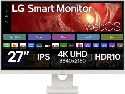 LG monitor komputerowy, 27U731SA- W DCI- P3 Monitor, 27 cali, 3840 × 2160, 5 ms, 60 Hz, HDR, 4K UHD, płyta IPS, HDR 10, CIE1976, 90%, 5ms GtG 60 Hz, odchylane 27U731SA-W DCI-P3