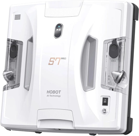 HOBOT-S7, praca automatyczna, SMARTBOT PRO Automatyczna myjka do szyb z podwójnym mopem, podwójnym opryskiwaczem, sterowaniem aplikacją i głosem