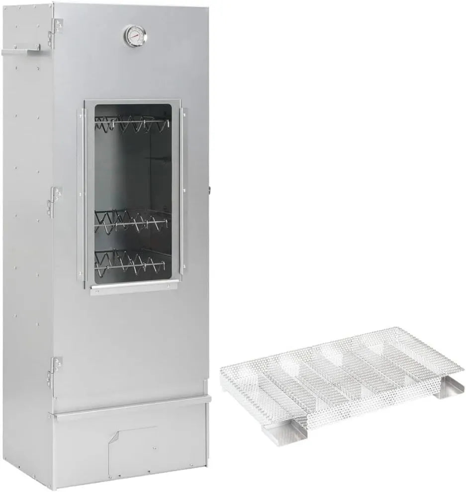 Mandloder, termometr, generator, 1 kg, plener, grill, szkło, drewno, na mięso i ryby