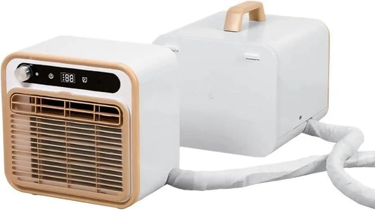 Generic klimatyzator split, Model 12H, Przenośny Split AC 5000 BTU Cichy chłodzenie jednostka Smart WiFi Remote 12H minutnik dla RV kemping Compact Room