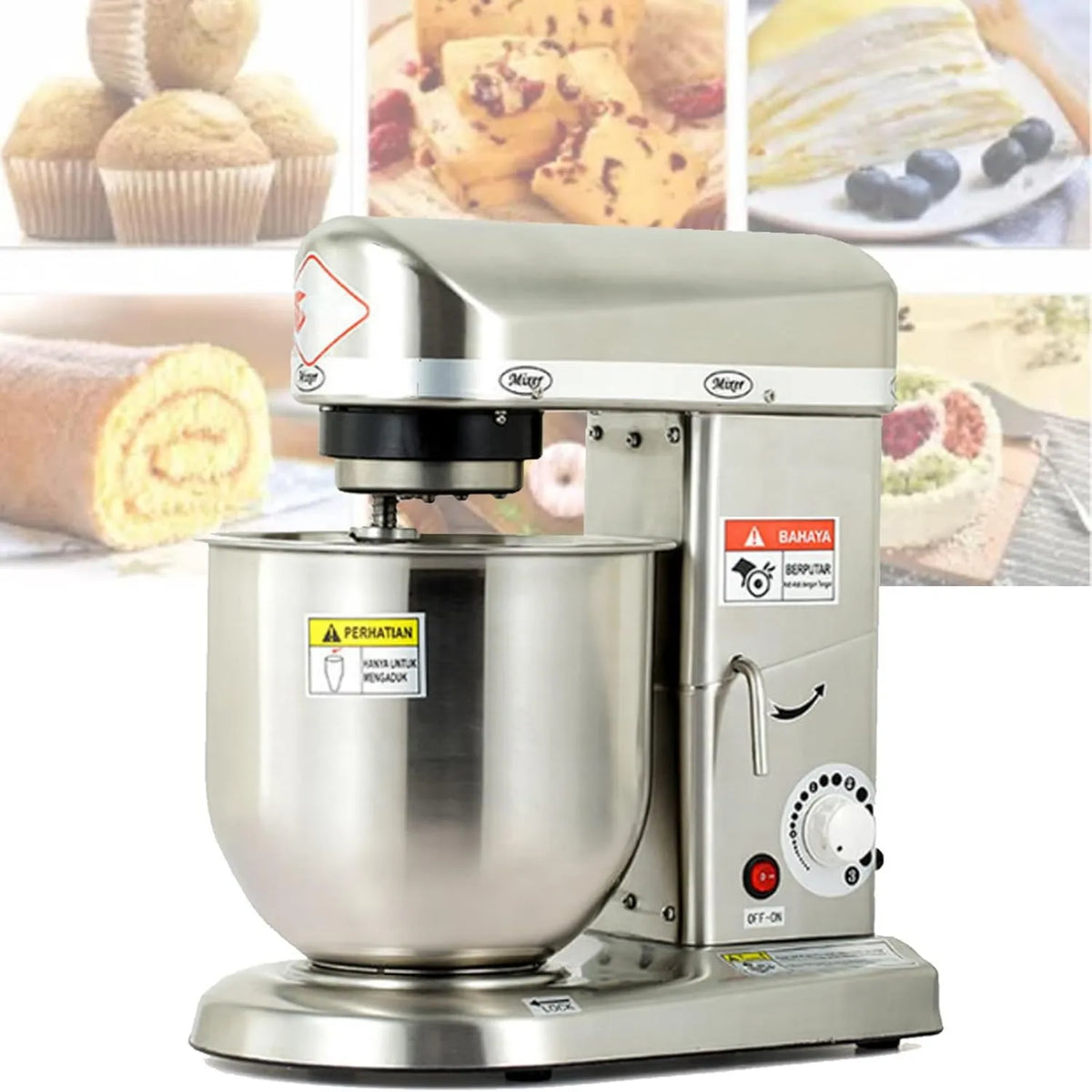 Generic robot kuchenny, Robot, ciasto, 3 prędkości, dla podłączonego domu