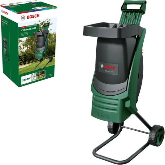 Bosch, motor, 2000 W, do intensywnego szlifowania gruzu ogrodowego