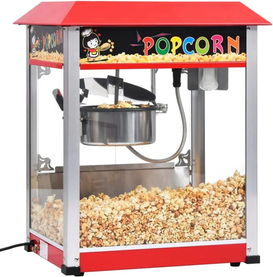 Runheo, Popcorn maszyny, 2, 7 l, 1400 W, powłoka nieprzylegająca, stal nierdzewna, do kina domowego