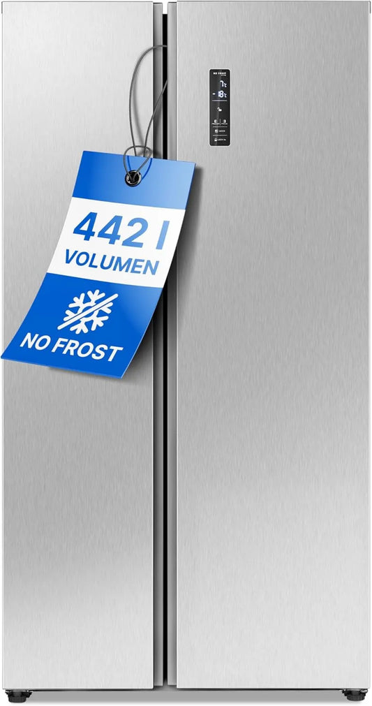 Bomann lodówka, Zamrażarka, No Frost, Zamrażarka szybka, Stal nierdzewna, Technologia NoFrost