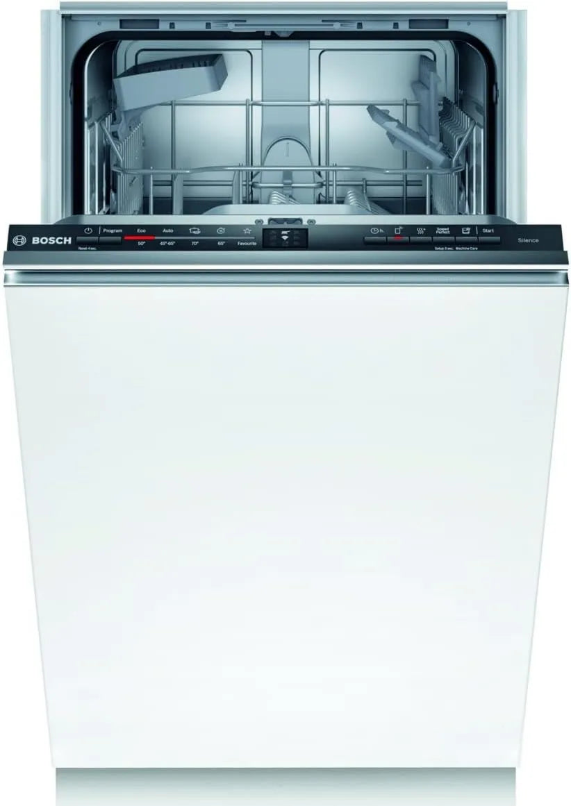 Bosch zmywarka, SPV2IKX10E, 45 cm, Strona główna Connect, szczupły format, do zabudowy, ciche, EcoSilence silnik, Series 2, 9 sztućce
