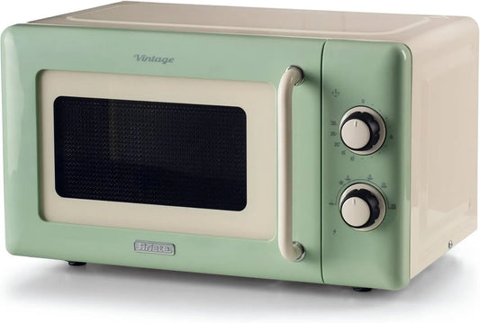 Ariete, kuchenka mikrofalowa, 20 l, 800 W, minutnik, rozmrażanie, zielony, 5 poziomów mocy, 30 minut minutnik, sygnał end- of- gotowania, idealny do