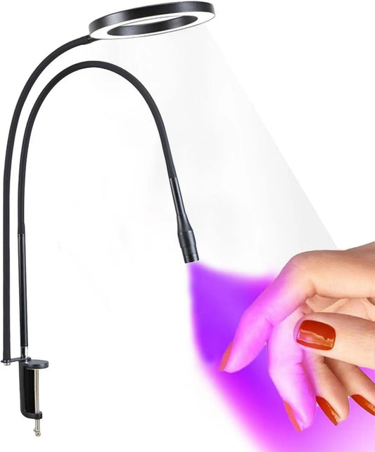 QFGain, Suszenie, Lampa, Przenośna, Lampa do germidów UV- C, czarna, do paznokci żelowych UV i suszące paznokcie i rzęsy Secha