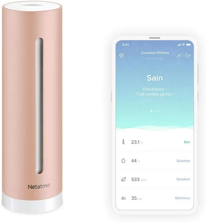 Netatmo, Detektor CO2, Czujnik, 2 strefy temperaturowe, Dom