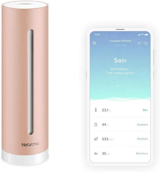 Netatmo, Detektor CO2, Czujnik, 2 strefy temperaturowe, Dom