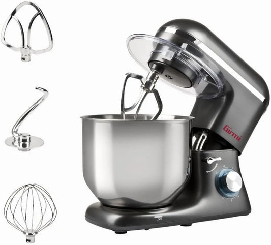 IM4600 zmywarka, 1400 W, 1800 W, Girmi IM46 urządzenie do ugniatania Gastronomo 8 l, ciasto maks. 3 kg
