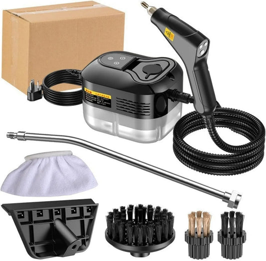 Generic myjka parowa, Klimatyzator przenośny, 2500 W, Para, Czarny, Czyszczenie moc Aless 2500 W Czarny, Wysokie ciśnienie 2500 W Czyszczenie Parowe dla samochodów