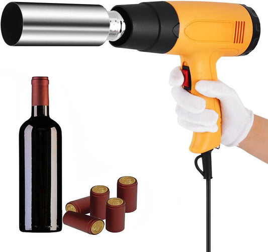 Generic, uszczelniacz, Retractable, butelka, 1600 W, 40 do 600°C, 9 poziomów, do kapsułek winiarskich