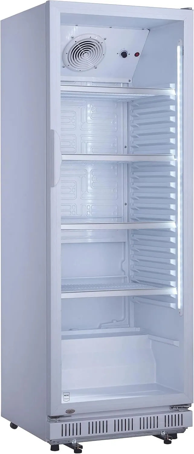 METRO Professional minilodówka, METRO profesjonalny Lodówka GSC2360, 347 l, 62x63.6x175.3 cm, 180 W, biała, stal, szkło, plastik, METRO Profesjonalna lodówka napojami GSC2360