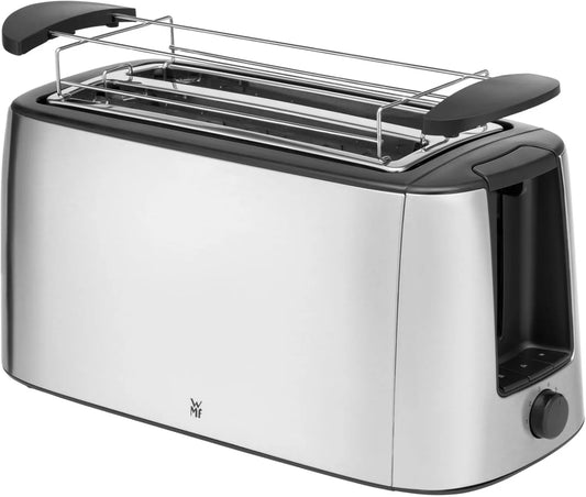 WMF, Toaster, 1550 W, stal nierdzewna, Grill szczelinowy Bueno Pro z mocowaniem rolki, 6 poziomów brązowania, 4 plastry